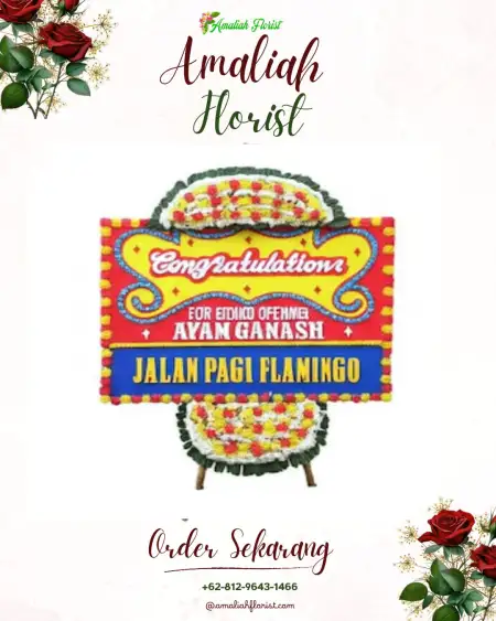 Sewa Papan Bunga Tumatangtang Satu